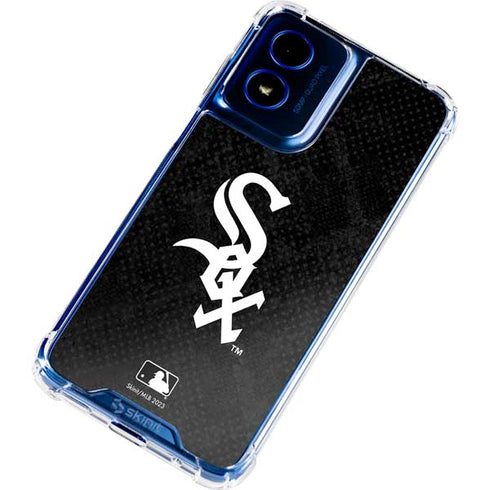MLB Chicago White Sox Dark Wash Moto G 5G (2024) Clear Case
